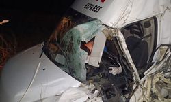 Minibüs şarampole devrildi: 2 yaralı