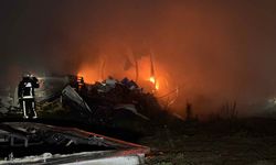 Alanya'da depo yangında kül oldu