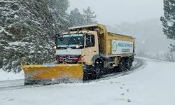 Denizli Büyükşehir kar mesaisinde