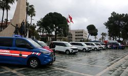 Alanya'da polis ve jandarmaya 15 araç