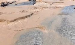 Alanya'da yağışta zarar gören yol onarıldı