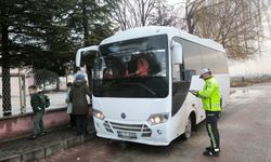 Okul servisleri denetlendi