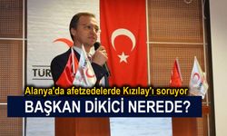 Alanya'da şiddetli yağışlar sonrası Kızılay Şube Başkanı Dikici'ye eleştiri