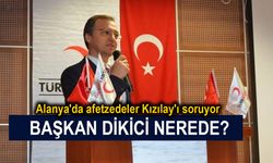 Alanya'da şiddetli yağışlar sonrası Kızılay Şube Başkanı Dikici'ye eleştiri