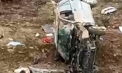 Otomobil şarampole yuvarlandı: 2 yaralı