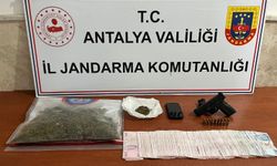 Alanya'da uyuşturucu ve silah operasyonu
