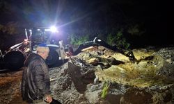 Alanya'da gece boyunca çalışmalar aralıksız sürdü