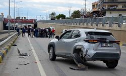 Antalya'da alt geçitte kaza: 1 yaralı