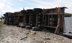 Devrilen TIR'ın sürücüsü alkollü çıktı