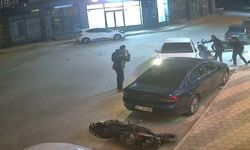 Otomobil park halindeki araçlara çarptı