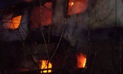 Yalnız yaşayan kadının evi yandı