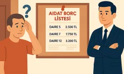 Apartman ve siteler için tarihi karar! Aidat borç listesi asmak yasaklandı