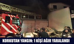 Manavgat'ta tekne bakım ve imalathanesinde yangın