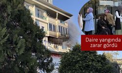 Alanya'da apartman dairesinde yangın çıktı