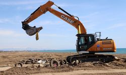 Caretta kumsalındaki temizlik çalışmasında 1500 lağım çukuru tespit edildi