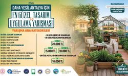 Daha yeşil Antalya için ödüllü yarışma