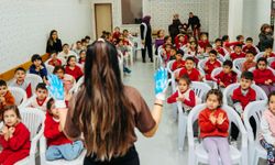 Alanya'da miniklere hijyen ve çevre eğitimi