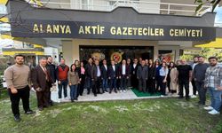 KGK dış medya üyeleri Alanya basını ile bir araya geldi
