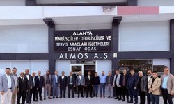 AESOB Başkan adayı Mehmet Ali Alkan Alanya Minibüscüler Odası’nı ziyaret etti