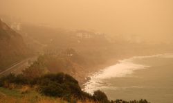 Antalya'yı çöl tozu bulutu kapladı