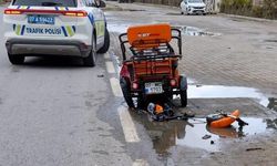 Alanya'da vinçle 3 tekerlekli motosiklet çarpıştı: 1 ölü