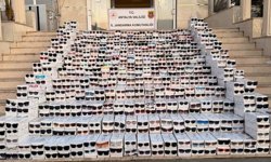 Alanya'da kaçak gözlük operasyonu