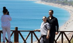 Konyaaltı Sahili'nde yoğunluk