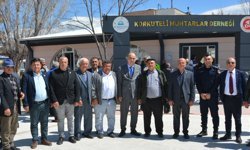 Kurum amirleri ve muhtarlarla toplantı