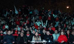 Milli takımın galibiyeti Antalya'da coşkuyla kutlandı