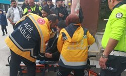 Otomobil ile motosiklet çarpıştı: 1 yaralı