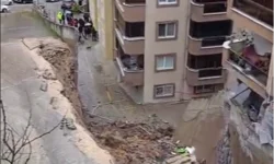 İstinat duvarı çöktü! 2 kattaki daireler tahliye edildi