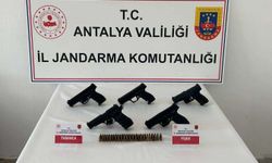 Gazipaşa’da operasyon: 5 tabanca ve 93 fişek ele geçirildi