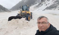 Alanya'da kar nedeniyle kapanan yollar ulaşıma açıldı