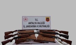 Antalya'da ruhsatsız silahlara yönelik operasyon: 7 adet av tüfeği ele geçirildi
