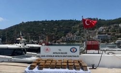 Alanya Sahilinde 40 kilogram macun esrar ele geçirildi