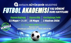 Antalya Büyükşehir Futbol Akademisi kayıtları başlıyor