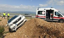 Şarampole düşen otomobilin sürücüsü yaralandı
