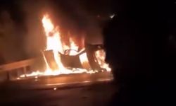 Alanya'da takla atan otomobil alev aldı: 2 ölü, 3 ağır yaralı