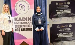 Alanya’dan iki kadın muhtar Elazığ’daki çalıştaya katıldı
