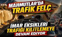 Alanya Doğu Çevre Yolu sorunu devam ediyor: Mahmutlar’da trafik felç