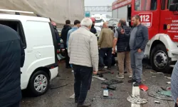 İtfaiye aracı, tır ve 3 araca çarptı!
