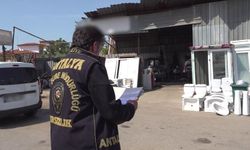 Antalya’da ikinci el eşya satan iş yerlerine eş zamanlı denetim