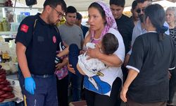 Gazipaşa'da 4 yaşındaki Ömer'e pazarda yorgun mermi isabet etti