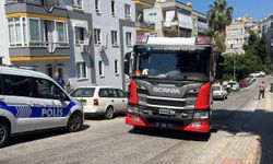 Alanya'da apartman dairesinde yangın çıktı