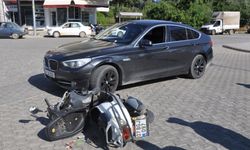 Gazipaşa'da kaza: Otomobille motosikletin çarpışmasında 1 yaralı
