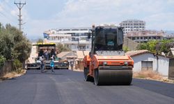 Alanya Payallar'da yollarda sıcak asfalt çalışması tamamlandı