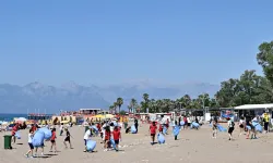 Antalya Lara Plajı'nda kıyı kirliliğine bilimsel takip
