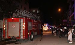 Antalya'da kentsel dönüşümdeki apartmanda yangın