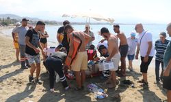 Alanya'da boğulma tehlikesi geçirdi