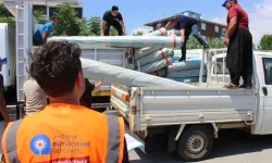 Gazipaşalı üreticilere naylon desteği